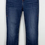 True Religion  Bootcut Jeans Women’s Size 30 Dark Wash Denim Mid Rise Stitching Photo 0