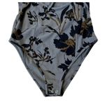 Free People INTIMATELY  Wowzers Cut Out Floral Bodysuit Black Grey Keyhole Sz XS Photo 3