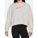 Nike  Logo Sportswear Cream Crewneck Photo 0