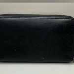 Emporio Armani A Rare HTF Vintage  Black Leather Zip Around Beautiful Wallet Photo 1