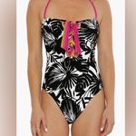 Trina Turk  Lennox Bandeau One-Piece Swimsuit, Size 6, $172 Photo 1