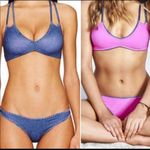 PilyQ New. Cayman stitched reversible bikini set. S-top/M-bottom Photo 2