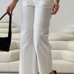 Princess Polly Sofi natural white cotton pants Photo 0