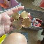 Gold Statement Earrings Photo 1