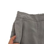 J. Crew Point Sur Linen Blend Cropped Wide Legs Pants Lilac Gray size 0 Petite Photo 1