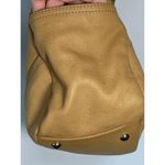 Tignanello Tan Pebble Leather Shoulder Tote Bag Purse Silver Hardware Photo 5