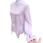 Athleta  Samsara Side Tie Sweatshirt Pink Long Sleeve Women's Size Extra Small Photo 7