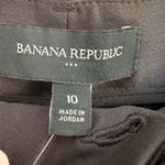 Banana Republic  NWT Silky 4" Black Tie Waist Mid Rise Tailored Shorts Size 10 Photo 2