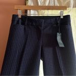 Kut From The Kloth Checker Dress Pants Trousers Purple Black Gingham NWT Size 2 Photo 1
