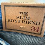 Ralph Lauren Polo Patchwork Boyfriend Jeans, Women’s 34 Waist, NWT Photo 4