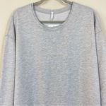 Z Supply Heather Gray Crewneck Oversized Pullover Weekender Sweatshirt Size M Photo 4