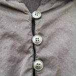 Soft Surroundings  Ellison Sweater Hoodie Pullover Black Cotton Wool Size Large Photo 6