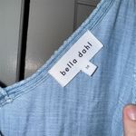 Bella Dahl Women's Blue Denim Cross Front Midi Dress Size M Sleeveless Photo 2