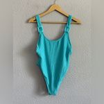 Aerie NWT  Crinkle Birthday Scoop Cheekiest One Piece Swimsuit Size Large Photo 2