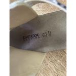 Geox Respira Snake Print Suede Sandals Size 39 Leather Cork Sole Italy Patent Photo 5