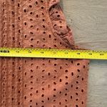 Wishlist The Zion Eyelet Dress in Sienna Roolee size large NWT Photo 6