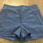 Athleta Blue Gray Trekkie Outdoor Hiking Shorts Sz 4 Photo 0