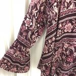 Show Me Your Mumu  Plum Paisley Perveen Pirate Bohemian Tunic Dress Sz XS NWT Photo 3