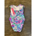 Lilly Pulitzer NWT ‎ SIZE 4 RUBYANN SWIMSUIT *PARADISE PETALS* MANDEVILLA BABY Photo 3