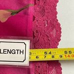 Silks by I.S.C. Silk Sleeveless V Neck Tropical Print Lined Maxi Dress Size XL Pink Photo 8