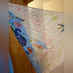 Spartina 449  Scarf Sea Island South Carolina Travel Destination Viscose Slub NWT Photo 8