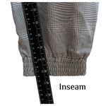Walter Baker  Gray Glen Chek Black Tuxedo Stripe Jogger Size Medium Photo 7