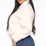 Ambiance Apparel Ivory Faux Fur Sherpa Pullover Photo 10