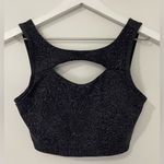 Lululemon Everlux Cut-Out Train Sports Bra B/C Cups Crunch Black Size 6 Photo 1