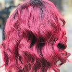 Red wine burgundy Christmas wig short curly Bob Black Photo 1