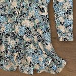 Veronica Beard  riggins floral button down mini ruffle dress Photo 3