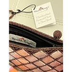 Mad Bags Natural Horn & Sea Shell Mini Clutch Wristlet Brown Photo 3