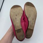 LANVIN Paris Pebbled Leather Magenta Pink Ballet Flats size 35.5 US 5 luxury Photo 1