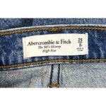 Abercrombie & Fitch  The 90s High Rise Skinny Jeans Medium Wash Distressed Photo 3