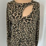 LNA  Brushed Phase Leopard Print Sweater Photo 0
