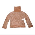 Abound Sweater Women's Fuzzy Knit Turtleneck Tan Lion Marl Tan/Beige Size Large NWT Photo 3