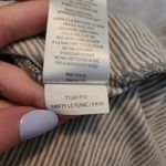 Toad & Co . Striped Gray and White Swiftly Long SleeveTunic Top Photo 8