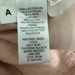 Loft  Pink Skirt Women's Size 6, Mini, Lined, Zipper, Career, Casual Linen‎ Blend Photo 10