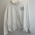 PINK - Victoria's Secret PINK Victoria’s Secret Floral Embroidered Zip Up Jacket NWT Photo 0