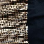 Siren Lily  Sequin Front Back Black Short Sleeve Top 2X Photo 3