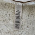 Chico's Womens Vest Jacket 3/Large Shearling Sherpa Faux Suede Open Front Vegan Photo 3