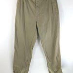 REI Womens Khaki Pants High Waist Straight Leg Cotton Beige Size 12 Tan Photo 1