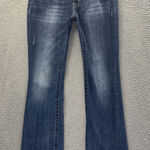 Miss Me  Low Rise Bootcut Jeans Rhinestone Flap Pockets Western Women 29 x 33.5 Photo 0
