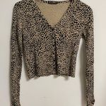 Brandy Melville Paige Cheetah Top Photo 0