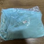 LuLaRoe Blue Tunic Shirt Women Size Large Lightweight Stretch Lounge Travel City Photo 7