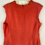 Vintage DJ & Co by Dawn Joy Orange Floral Embroidered Sheath Dress Size 12 Photo 12