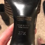 Giorgio Armani Brown T Strap Embossed Pumps New Women’s Size 7.5 Photo 3