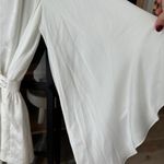 Ramy Brook  Romper silky Gina One Shoulder Draped Satin asymmetrical smock tie Photo 6