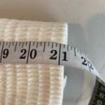 Joie  Zip Front Jacket Medium White Waffle Knit Pockets Cotton Blend Zip Cuffs Photo 11