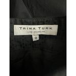 Trina Turk Black Pencil Skirt Knee Length Wool Blend Lightweight Size 0 Photo 1
