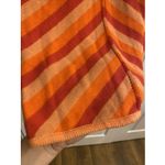 RUNAWAY THE LABEL Runaway Womens 4 Orange Striped Halter Neck Sleeveless Knit Mini Dress Coconut Photo 2